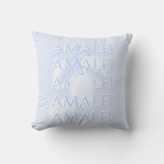 Amalfi Küste, Italien, Reisemöglichkeiten, Preppy, Kissen (Vorderseite)