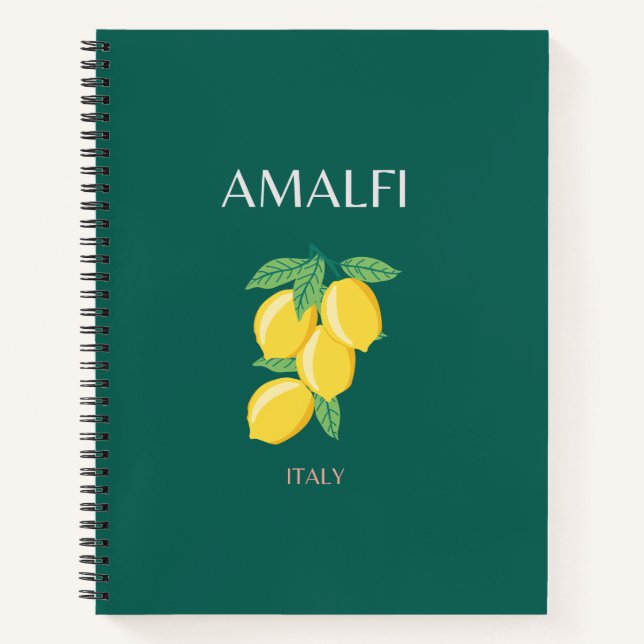 Amalfi Küste, Italien, Reisemöglichkeiten, Retro,  Notizbuch (Vorderseite)
