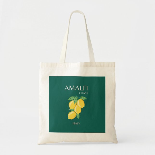 Amalfi Küste, Italien, Reisemöglichkeiten, Retro,  Tragetasche (Vorne)