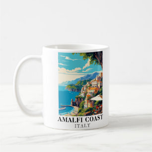 Amalfi Küste Italien Reisen Retro Kaffeetasse