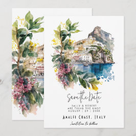 Amalfi Küste Italien Save the Date Karte