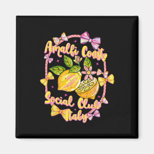 Amalfi-Küste Italien Social Club Bow Lemon Reise V Magnet