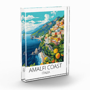 Amalfi Küste Italien Vintage Reise Fotoblock