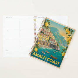 Amalfi-Küste Italien Vintage-Reise Planer