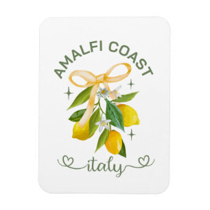 Amalfi-Küste Italien Zitrone & Schleife – Personal Magnet
