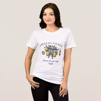 Amalfi-Küste Italien Zitrone Social Club T-Shirt Tri-Blend Shirt