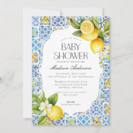 Amalfi Küste Italienische Kinderdusche Einladung