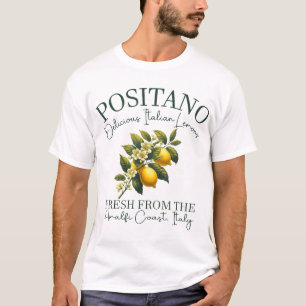 Amalfi Küste Italienische Zitronen Italienische St T-Shirt