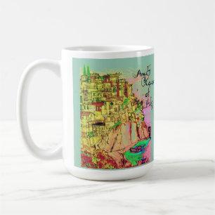 Amalfi-Küste Italiens Tasse von Künstlerin