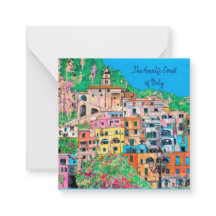 Amalfi Küste Italiens Traditionelle digitale Kunst
