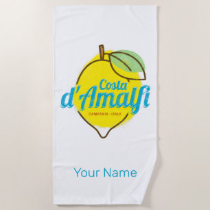 Amalfi Küste Lemon Italien Vintag Costa d'Amalfi Strandtuch