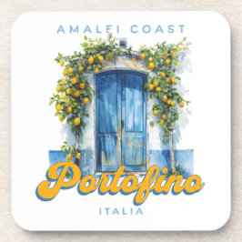Amalfi Küste Portofino La Dolce Vita Italia Lemons Getränkeuntersetzer