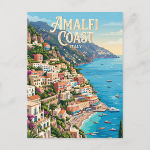 Amalfi-Küste, Positano Italien Postkarte