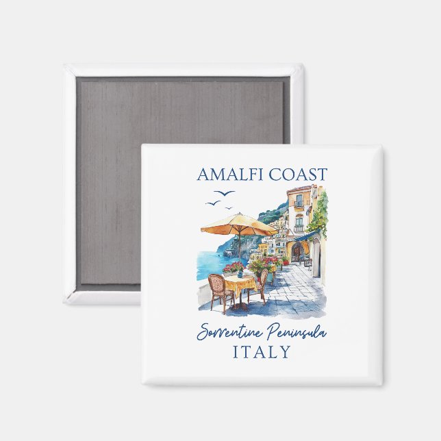 Amalfi Küste - Positano Italien Reisen Magnet (Vorderseite/Rückseite)