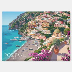 Amalfi-Küste, Positano, Kampanien Italien Magnet