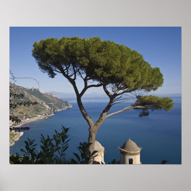 Amalfi-Küste, Ravello, Kampanien, Italien Poster (Vorne)