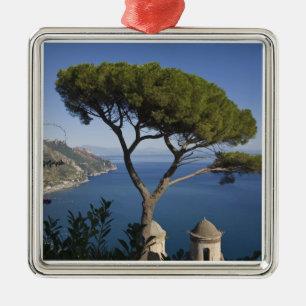 Amalfi-Küste, Ravello, Kampanien, Italien Silbernes Ornament