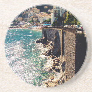 Amalfi-Küste Sandstein Untersetzer