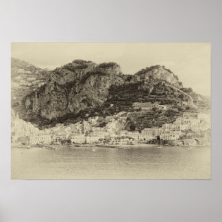 Amalfi-Küste Vintage Poster