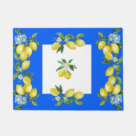 Amalfi Küste Zitronen Ozean Blau Fußmatte