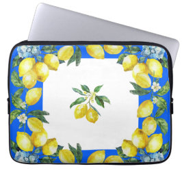 Amalfi Küste Zitronen Ozean Blau Laptopschutzhülle