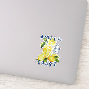 Amalfi-Küsten-Aufkleber – La Dolce Vita Limoncello Aufkleber