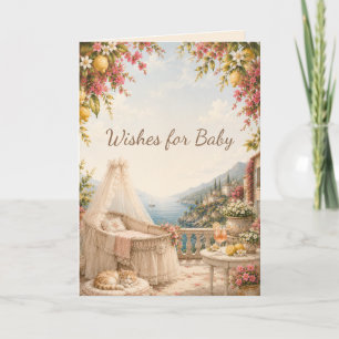 Amalfi-Küsten-Wünsche für Baby Mittelmeerküste Karte