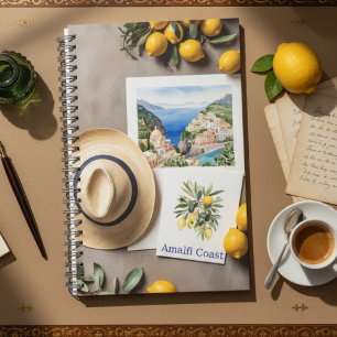 Amalfi-Küsten-Zitrone & Reise Notizbuch