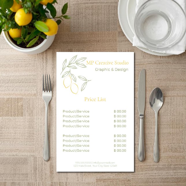 Amalfi Lemon Chic Flyer (Von Creator hochgeladen)