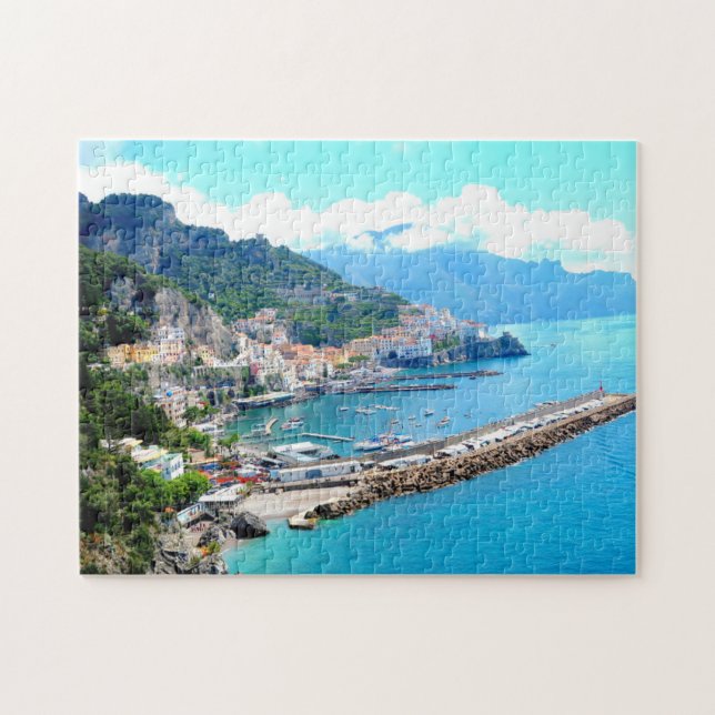 Amalfi-Stadt, Italienische Küste, Italien Reiselan (Horizontal)
