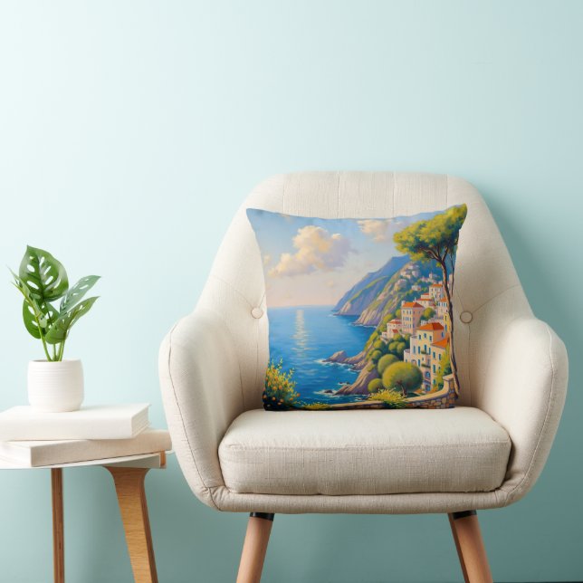 Amalfi Sunrise Art Pillow Kissen (Stuhl )