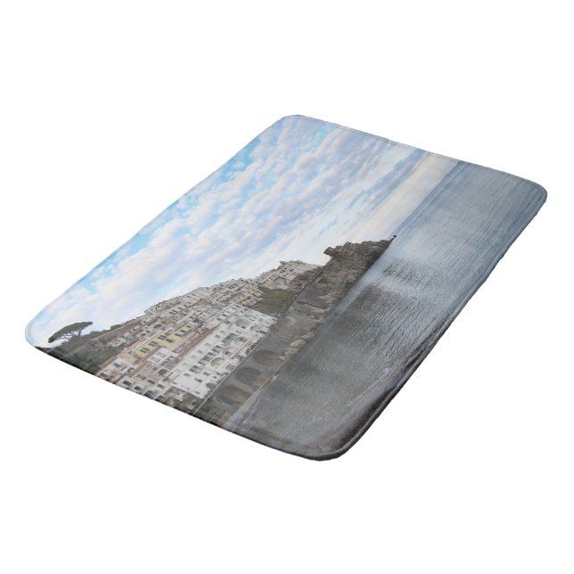 Amalfi Sunrise Dream #1 #travel #wall #art Badematte (Schrägansicht)