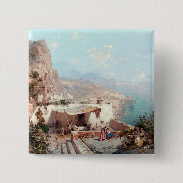 Amalfi-Taste von Unterberger Button (Vorderseite)