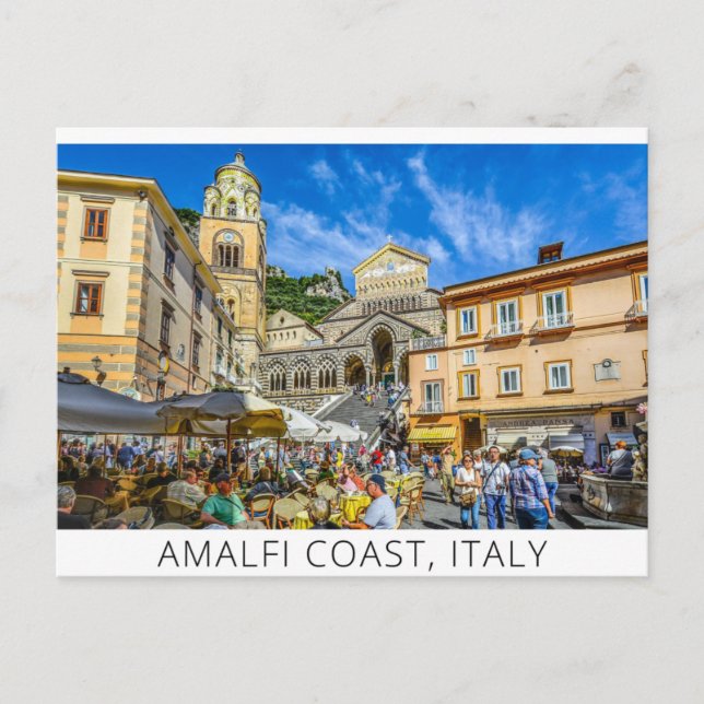 Amalfi Treppen (Amalfi Küste, Italien) Postkarte (Vorderseite)