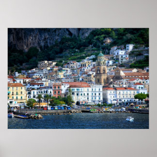 Amalfi Village Poster