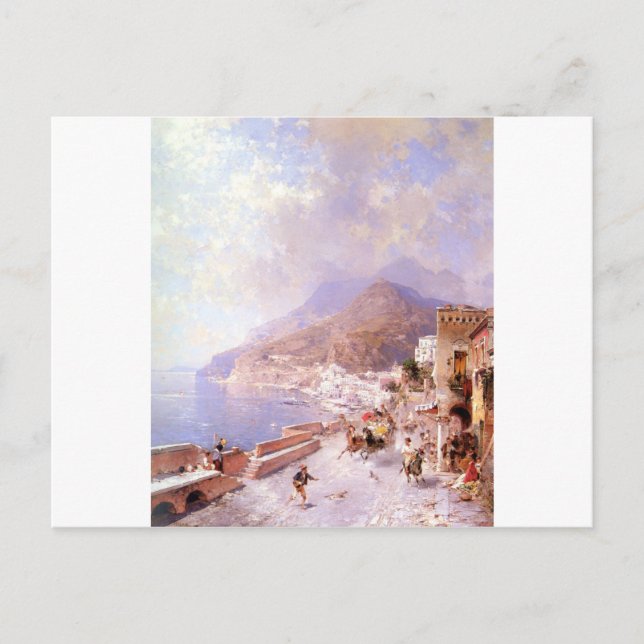 Amalfi von Franz Richard Unterberger Postkarte (Vorderseite)