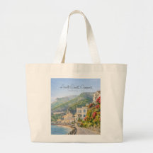 Amalfiküste Aquarell Romantisches Reiseandenken