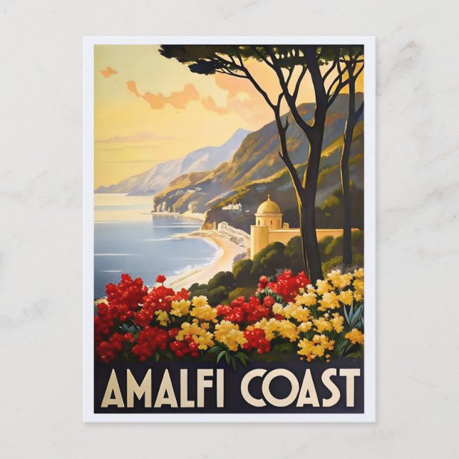 Amalfiküste - Atemberaubende Sicht auf Italiens Kü Postkarte (Vorderseite)