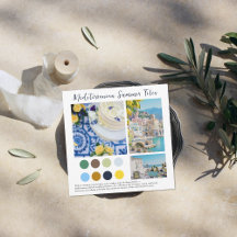 Amalfiküste | Farbpalette der mediterranen Tiles