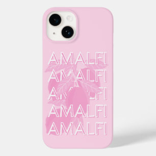 Amalfiküste, Italien, Reisekunst, Preppy, Pink Case-Mate iPhone 14 Hülle
