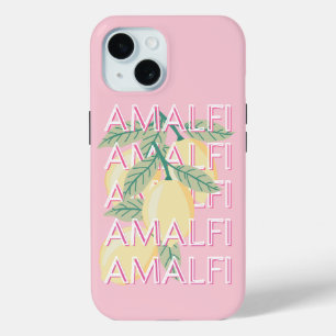 Amalfiküste, Italien, Reisekunst, Preppy, Pink Case-Mate iPhone Hülle