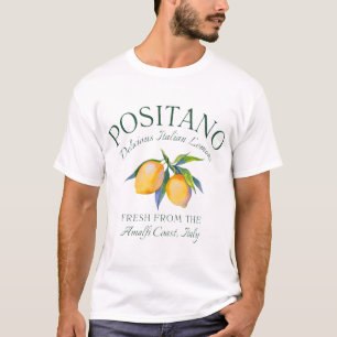Amalfiküste italienische Zitronen italienische Sta T-Shirt