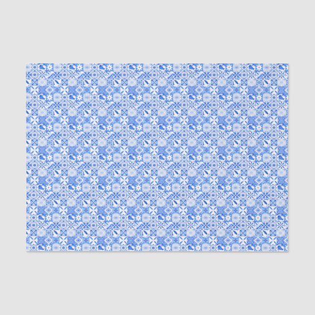 Amalfiküste | Mediterrane Lemon Hochzeit Seidenpapier (Vorderseite)