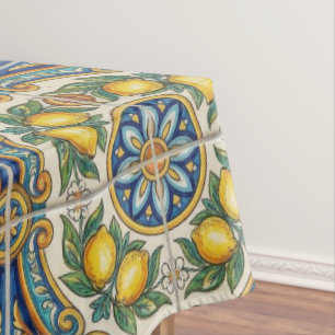 Amalfiküste Mittelmeerfliese Tischdecke
