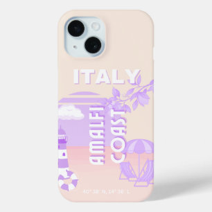 Amalfiküste, Reisekunst, Preppy Travel, Pastell Case-Mate iPhone Hülle