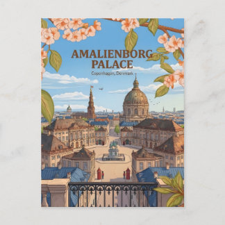 Amalienborg-Palast Kopenhagen Königliche Residenz Postkarte