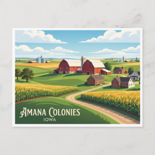 Amana Colonies Iowa Postkarte