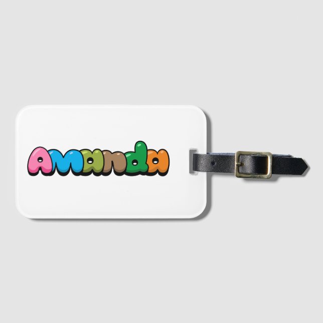 Amanda Gepäckanhänger (Vorderseite (Horizontal))
