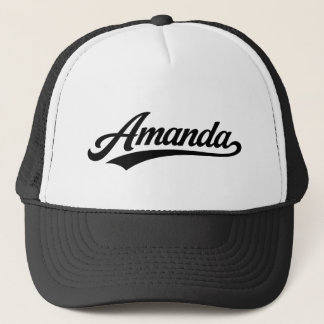 Amanda name first last family gifts truckerkappe