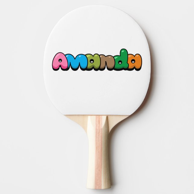 Amanda Tischtennis Schläger (Vorderseite)